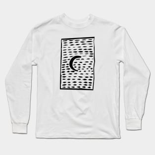 The moon on the sky at night Long Sleeve T-Shirt